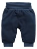 Schnizler Baby Pumphose Fleece mit Strickbund in Marine