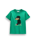 Coccodrillo Baumwoll-T-Shirt mit kurzen Ärmeln in grün
