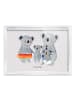 Mr. & Mrs. Panda Schneerahmen Koala Familie ohne Spruch in Grau Pastell