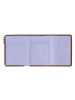DuDu Up Geldbörse Leder 11 cm choccolate-lilac
