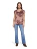 Betty Barclay Blusenshirt mit Aufdruck in Brown/Red