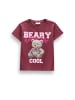Coccodrillo T-Shirt mit kurzen Ärmeln in dunkelrot