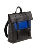 DuDu Rucksack Leder 36 cm schwarz