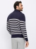 WITT WEIDEN Pullover in marine-ecru-gestreift