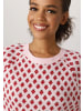 Aniston CASUAL Strickpullover in rosa-rot-grün