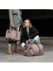 Reisenthel travelling allrounder L - Reisetasche 48 cm (smiley grey) in herringbone mokka