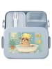 Mr. & Mrs. Panda MEPAL Bentobox Waschbär Design ohne Spruch in Blau Pastell