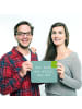 Mr. & Mrs. Panda Mousepad Spruch Sei du Mutig mit Spruch in Meeresbrise