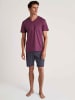 Calida Pyjama kurz in Mulberry r
