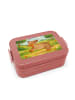 Mr. & Mrs. Panda MEPAL Bentobox Hund Dackel Design ohne Spruch in Rot Pastell