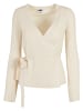 Urban Classics Urban Classics Damen Ladies Rib Knit Wrapped Cardigan in whitesand