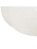 Beliani Pouf BEAUFORT in Weiß - (W) 60 x (H) 27 x (L) 60 cm