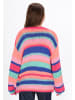 myMo Cardigan in orange multicolor