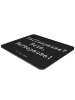 Mr. & Mrs. Panda Mouse Pad Spruch Künstlerin Farbepause mit Spruch in Schwarz