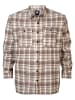 Petrol Industries Karierte Hemd Plus Size Southeast in Braun