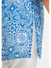 sheego Longbluse in kobalt gemustert