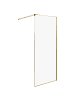 Beliani Duschwand WASPAM in Transparent/Gold - (W) 80 x (H) 190 x (L) 80 cm