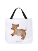 Mr. & Mrs. Panda Einkaufstasche Hund Dackel ohne Spruch in Weiß