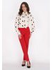 faina Women Blouse in white black