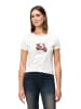 Zero  Shirt mit Glitzersteinchen in Patch CreamRed