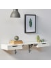 relaxdays 6 x Regalwinkel "Barocke Ornamente" in Schwarz