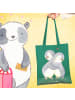 Mr. & Mrs. Panda Tote Bag Pinguine Kuscheln ohne Spruch in Mint