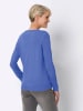 Sieh an! Rundhals-Pullover in bleu
