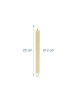 relaxdays 6 x LED Stabkerzen in Beige