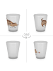 Mr. & Mrs. Panda Schnapsglas Hund Marienkäfer ohne Spruch in Transparent