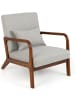 COSTWAY Sessel Wohnzimmer 65x79x77cm in Grau