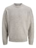 JACK & JONES PLUS Gestricktes T-Shirt in Light Grey Melange
