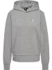 Hummel komfortabler Kapuzenpullover mit femininem Schnitt in Grau