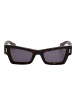 Salvatore Ferragamo Sonnenbrille in Brown