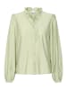 ICHI Bluse langarm IXLAYA Regular fit in Aqua Gray