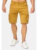 Max Men Cargo Shorts Chino Bermuda Kurze Hose Stretch Sommer in Gelb