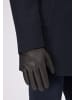 Roy Robson Lederhandschuhe Fingerhandschuh in dunkelbraun