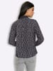 Heine Druck-Bluse in schwarz-ecru-bedruckt