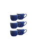 Ritzenhoff & Breker 6er Set Espressotassen Doppio 80 ml in Indigo Blau