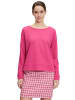 CARTOON Sweatshirt mit Struktur in Pink