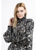 DreiMaster Vintage Damen Blusenshirt in Schwarz Mehrfarbig