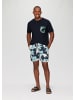 QS T-Shirt in 58D0_tiefblau