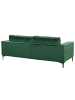 Beliani 3-Sitzer Sofa VADSTENA in Grün/Schwarz - (W) 215 x (H) 82 x (L) 87 cm