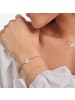 Thomas Sabo Armband Kleeblatt in silber, beige