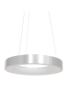 Licht-Erlebnisse Pendelleuchte EEK E Ø 48 x (T)160 cm in Silber Weiß
