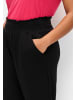sheego Jerseyhose in schwarz