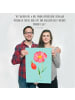 Mr. & Mrs. Panda Poster Blume Hagebutte ohne Spruch in Türkis Pastell