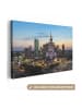 MuchoWow Fotoleinwand Blau