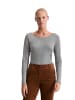 Marc O'Polo U-Boot-Longsleeve regular in Light Grey Melange