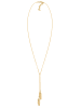 Elli Halskette 925 Sterling Silber Feder, Boho in Gold