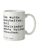 Mr. & Mrs. Panda Kaffeetasse Opa wurde geschaffen, weil... mit S... in Weiß